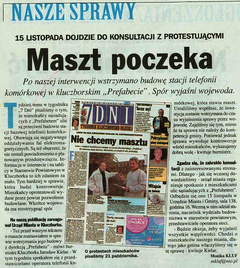 Mieszka�cy walczcie z Mafi� Telefonii Kom�rkowej