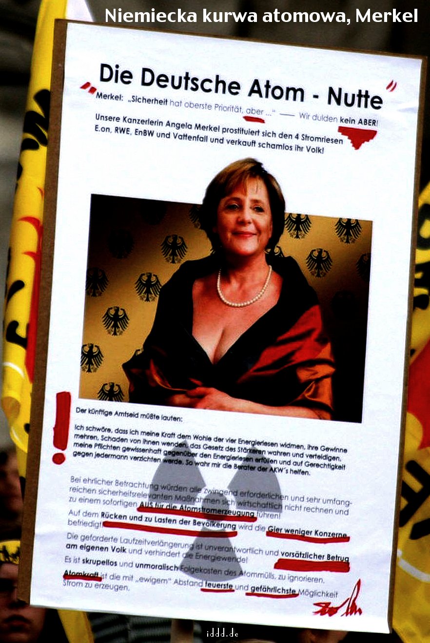 atomowa kurwa Merkel