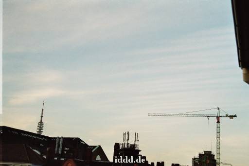 Enckeplatz, Chemtrails in Hamburg am 23.09.2006