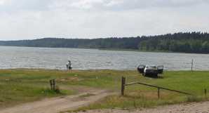 Forellenfang im Flu&szlig;