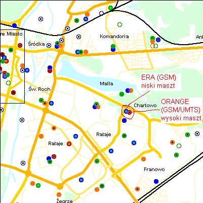 lokalizacja stacji na drukarni �w. Wojciecha w Poznaniu